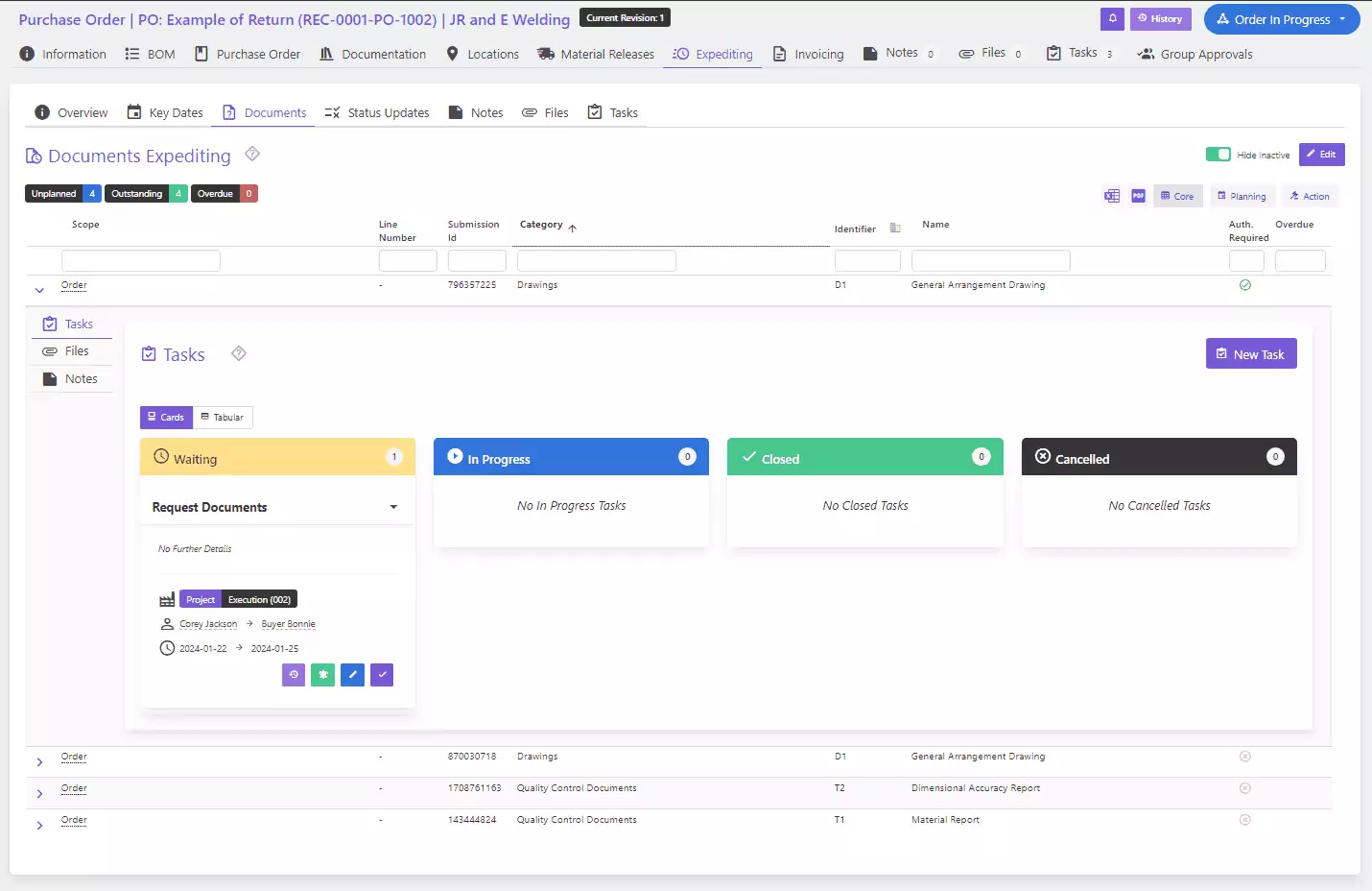 Material & Document Tracking Software - Documents Expediting | Current SCM